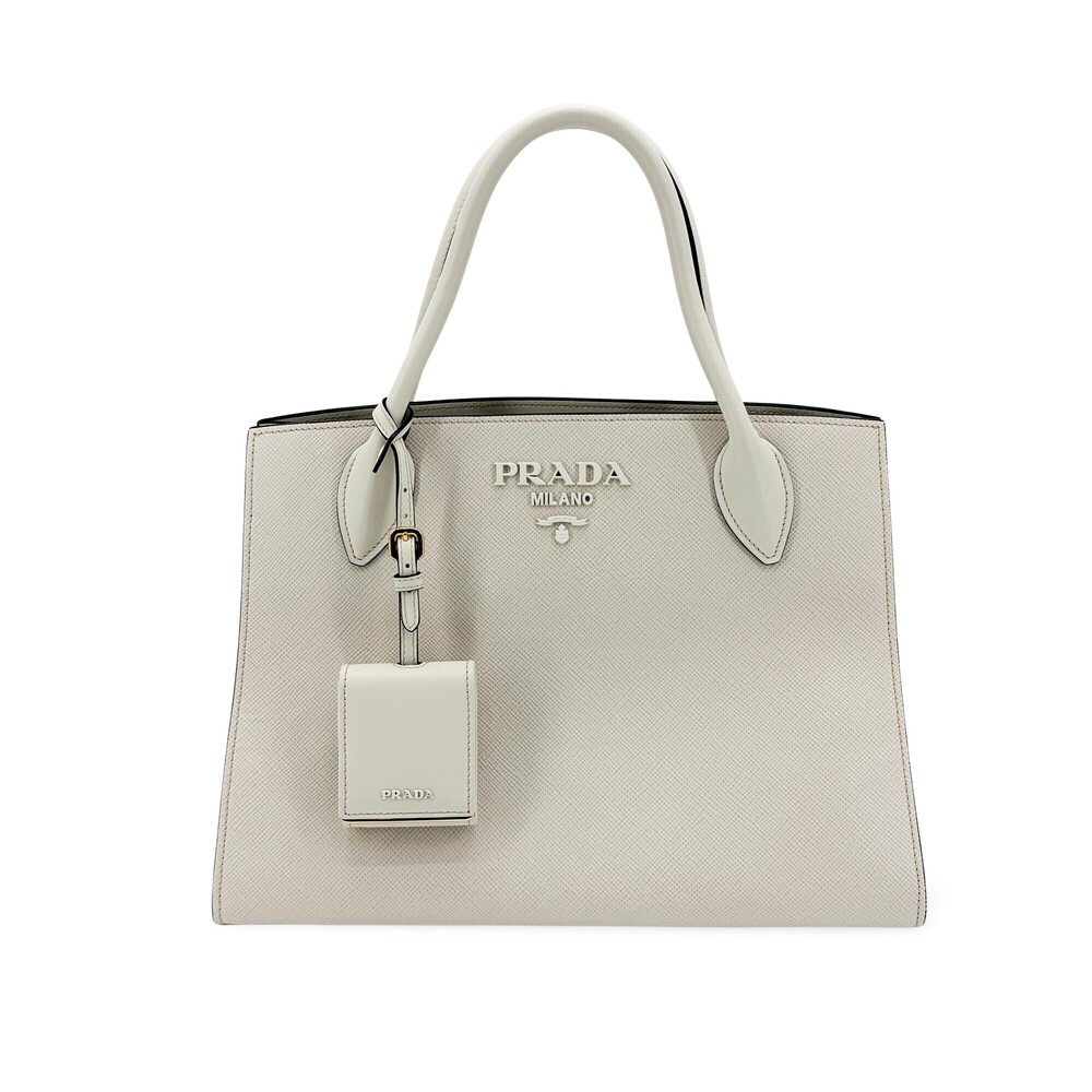Prada Monochrome Saffiano with City Calf Small